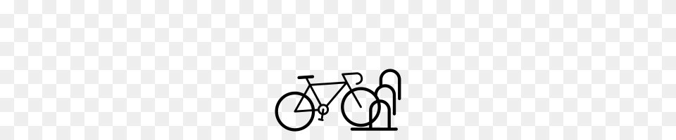 Bike Rack Icons Noun Project, Gray Free Png Download