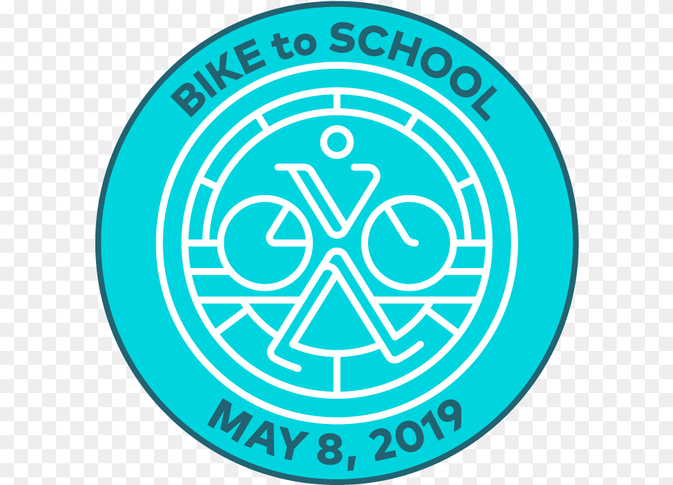 Bike To School Day Logo 2019 01 Mirror Of Twilight, Disk, Emblem, Symbol Free Png Download