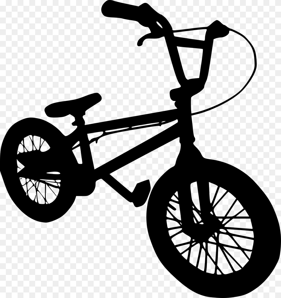 Bike Transparent Bmx Bicycle Transparent, Gray Free Png