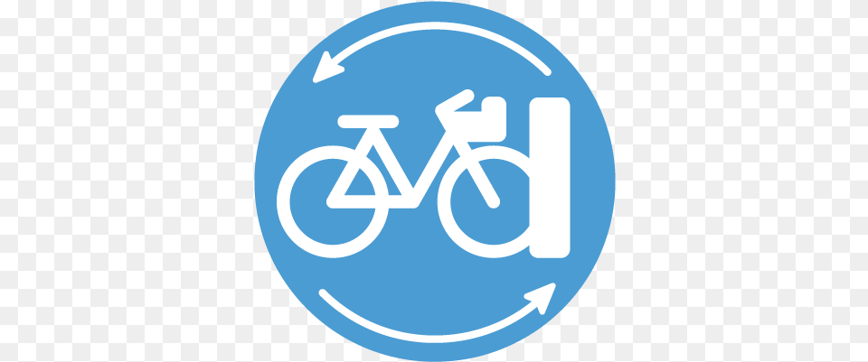 Bike Transportation And Parking Bike Share Station Icon, Light, Logo, Disk, Sign Png