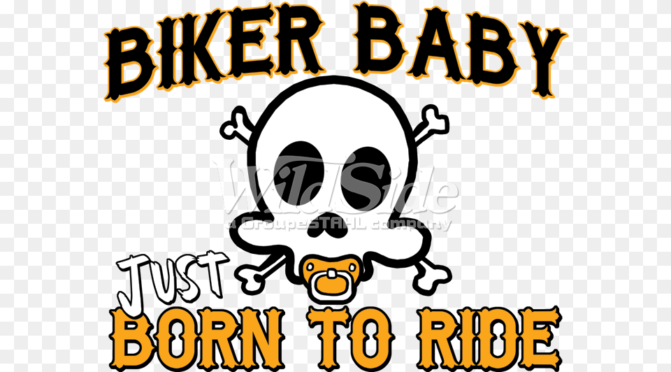 Biker Baby Just Born To Ride Motorcycle, Person, Pirate, Face, Head Free Png