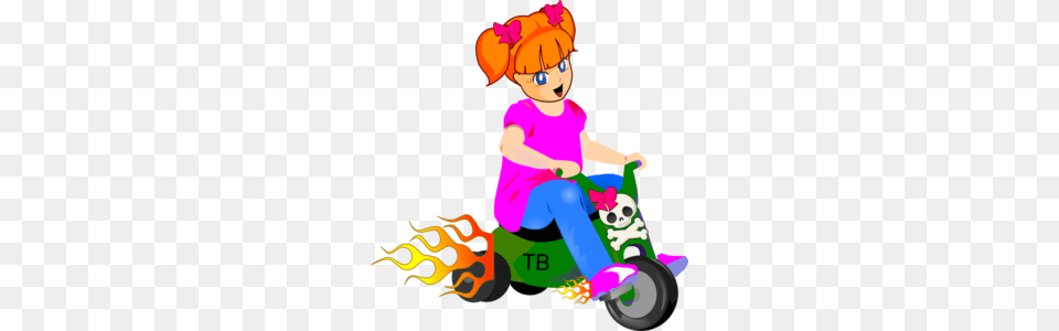 Biker Girl Clip Art, Baby, Person, Face, Head Free Png Download