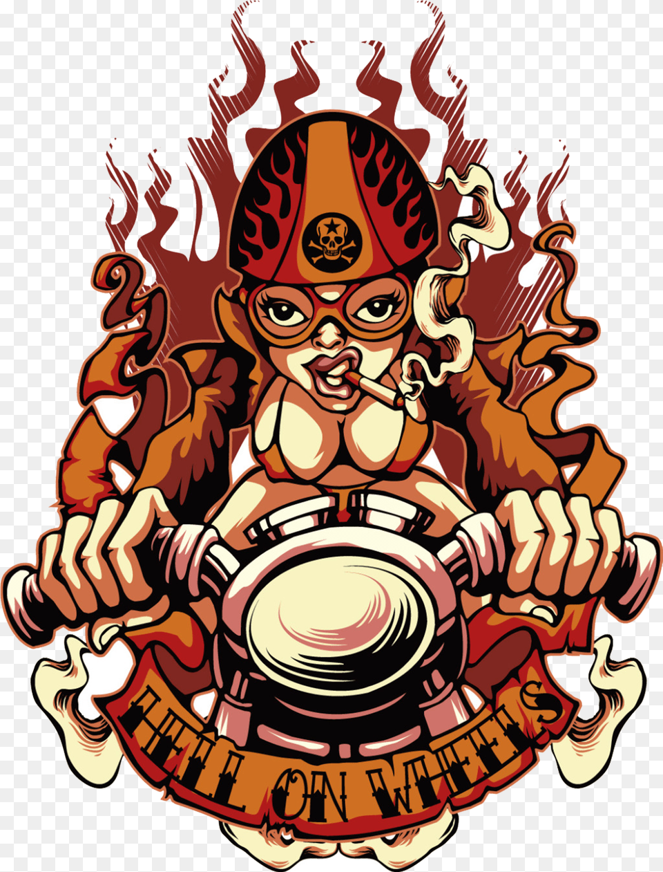 Biker Girl Design, Baby, Person, Face, Head Png
