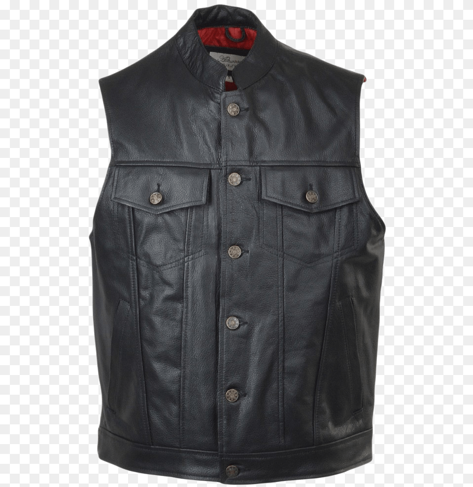 Biker Jacket Photo Vest, Clothing, Coat, Lifejacket Free Png Download
