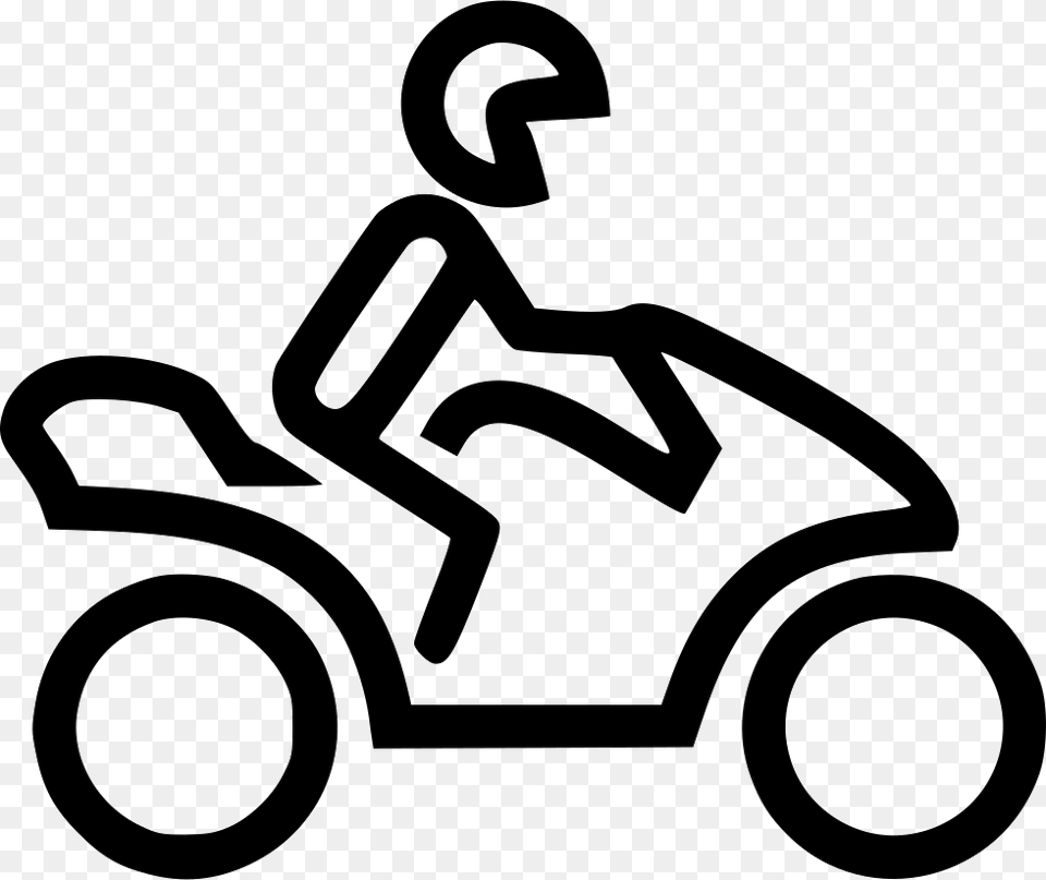 Biker Motorcycle Rider Icon, Grass, Lawn, Plant, Device Png Image