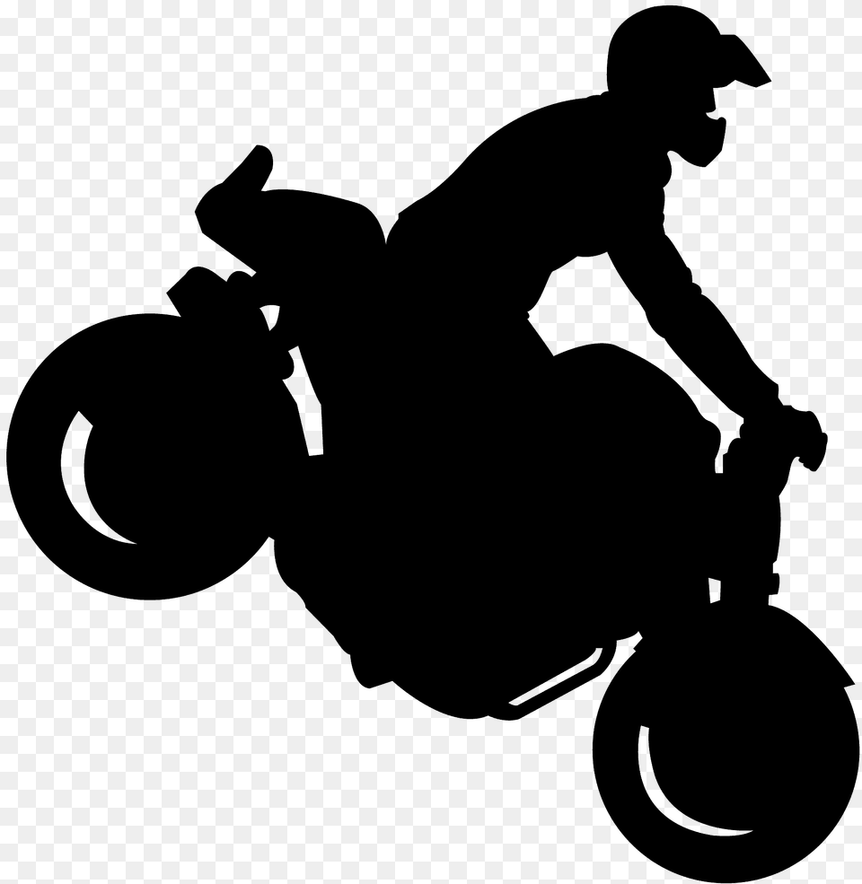 Biker Silhouette, Motorcycle, Transportation, Vehicle, Adult Png