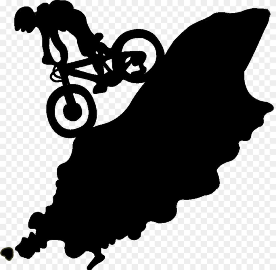 Biker Silhouette, Person, Stencil, Machine, Wheel Free Transparent Png