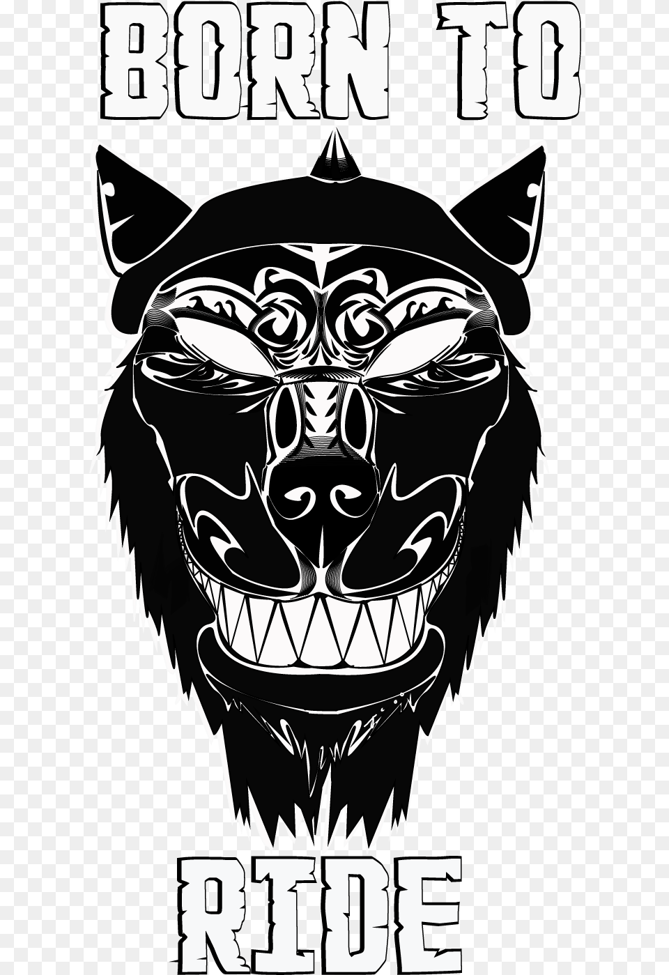 Biker Wolf T Shirt Design Riders Shirt Designs, Adult, Male, Man, Person Png Image