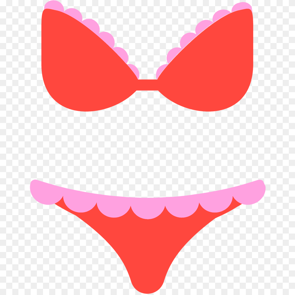 Bikini Emoji Clipart, Clothing, Lingerie, Underwear, Swimwear Png