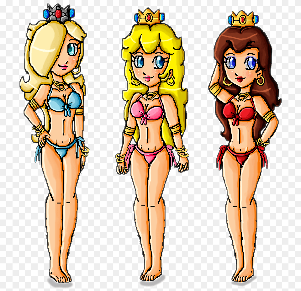 Bikini Jewelry Girls By Ninpeachlover D8kizxb Girls In Bikinis Cartoons, Book, Comics, Publication, Adult Png