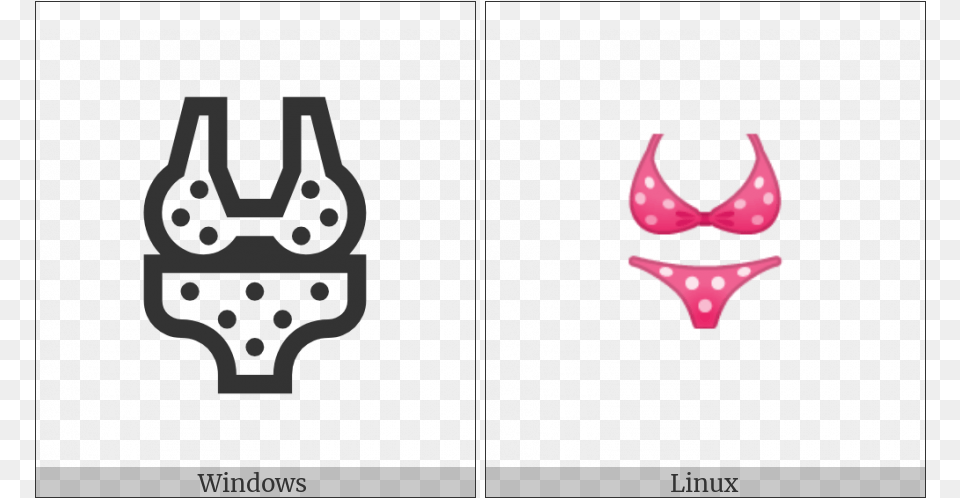 Bikini On Various Operating Systems Lingerie Top, Clothing, Swimwear, Underwear Png