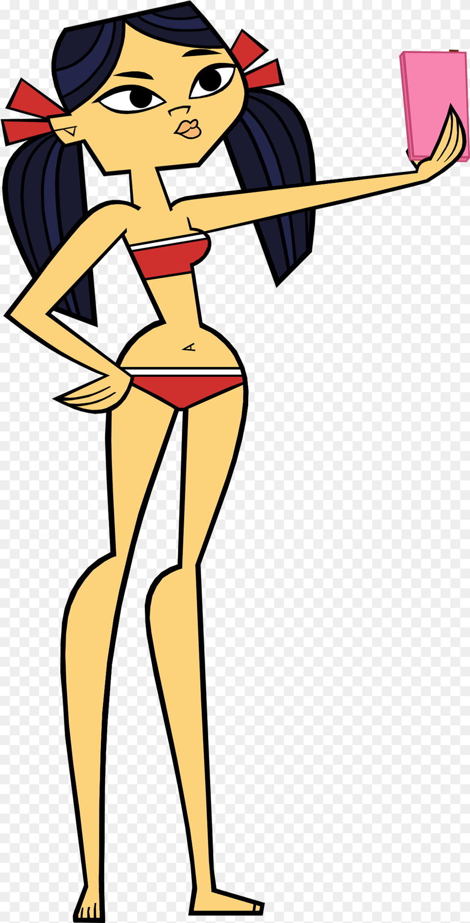 Bikini Selfie Total Drama Kitty Bikini, Book, Publication, Comics, Adult Free Png