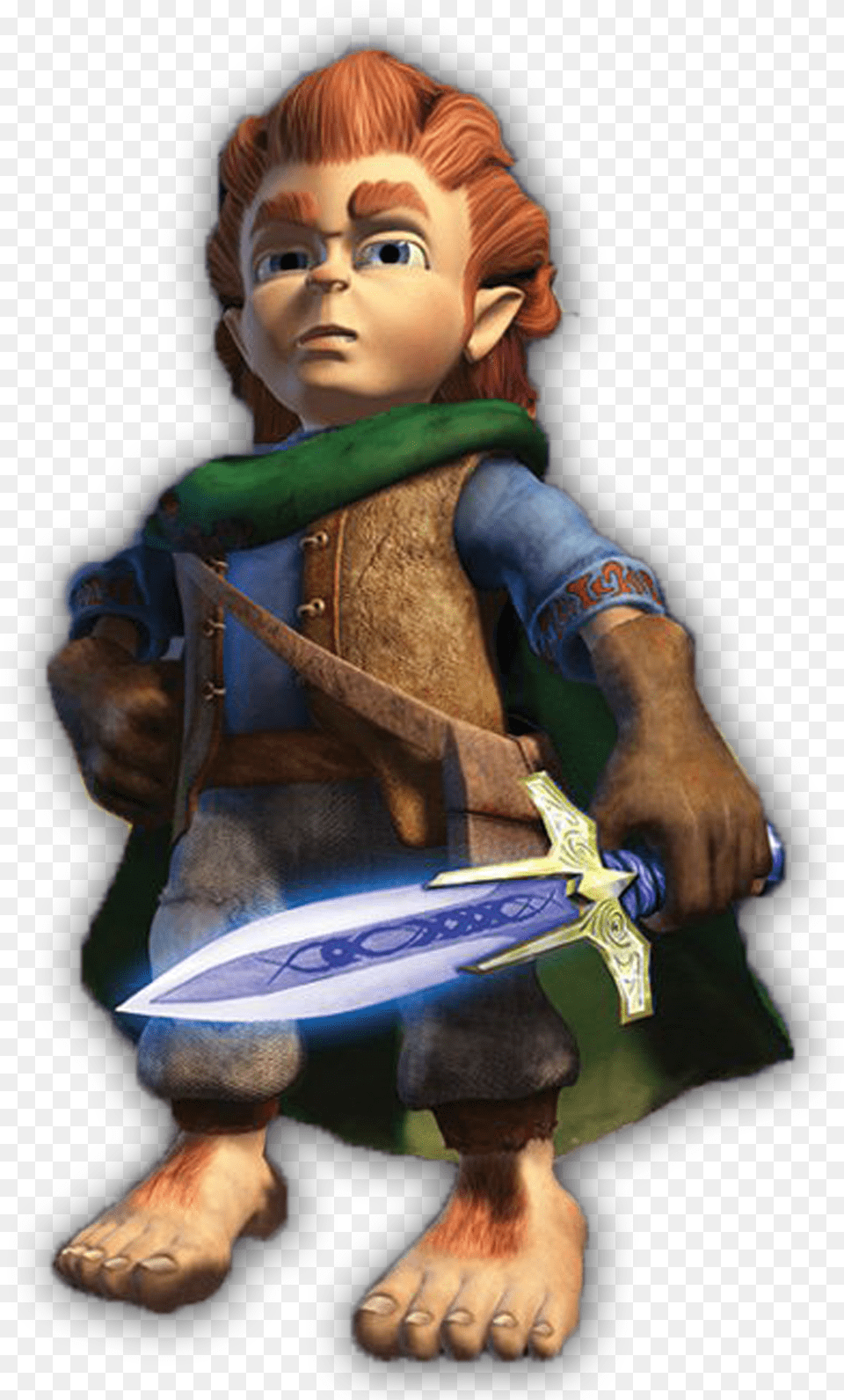 Bilbo Baggins Clipart Bilbo Baggins Video Game, Baby, Person, Blade, Dagger Free Png