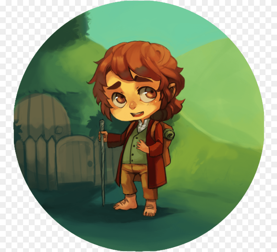 Bilbo Baggins Images Chibi Bibo Hd Wallpaper And Background Bilbo Baggins Fan Art, Photography, Baby, Person, Face Free Png