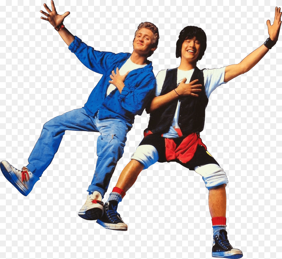 Bill And Ted, Boy, Person, Male, Leisure Activities Free Png Download