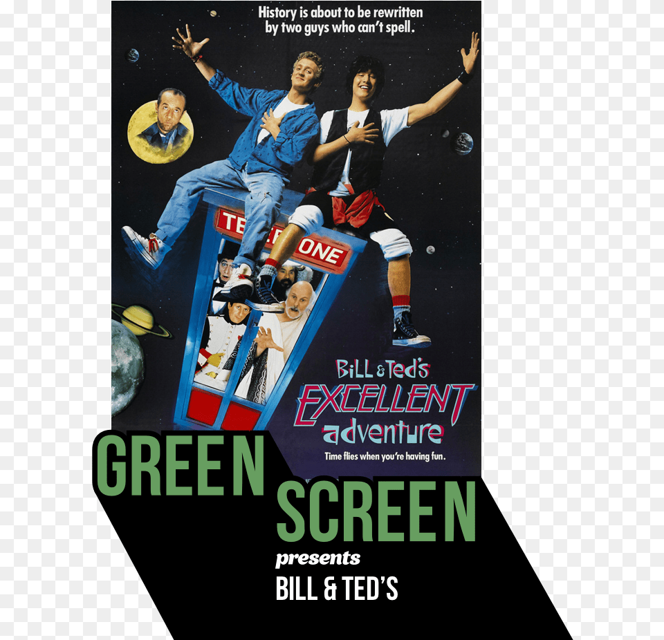 Bill And Ted Sweater, Advertisement, Poster, Adult, Person Png Image