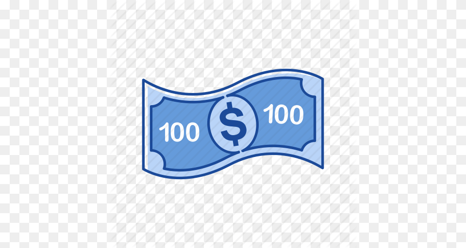 Bill Cash Money One Hundred Dollars Icon, Logo, Text, Computer Hardware, Electronics Free Png