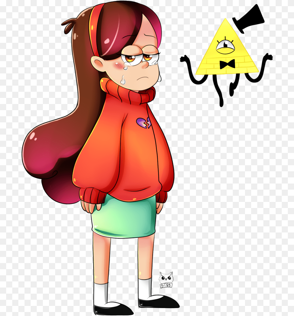Bill Cipher And Mabel Pines, Baby, Book, Comics, Person Free Png