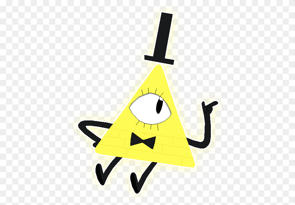 Bill Cipher Anime Eye Image Bill Gravity Falls, Symbol, Triangle, Sign Free Png