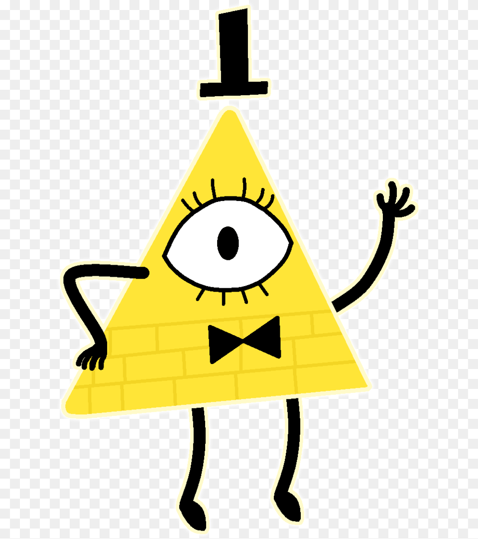 Bill Cipher Clipart 2 By Kyle, Triangle, Symbol, Sign Png Image