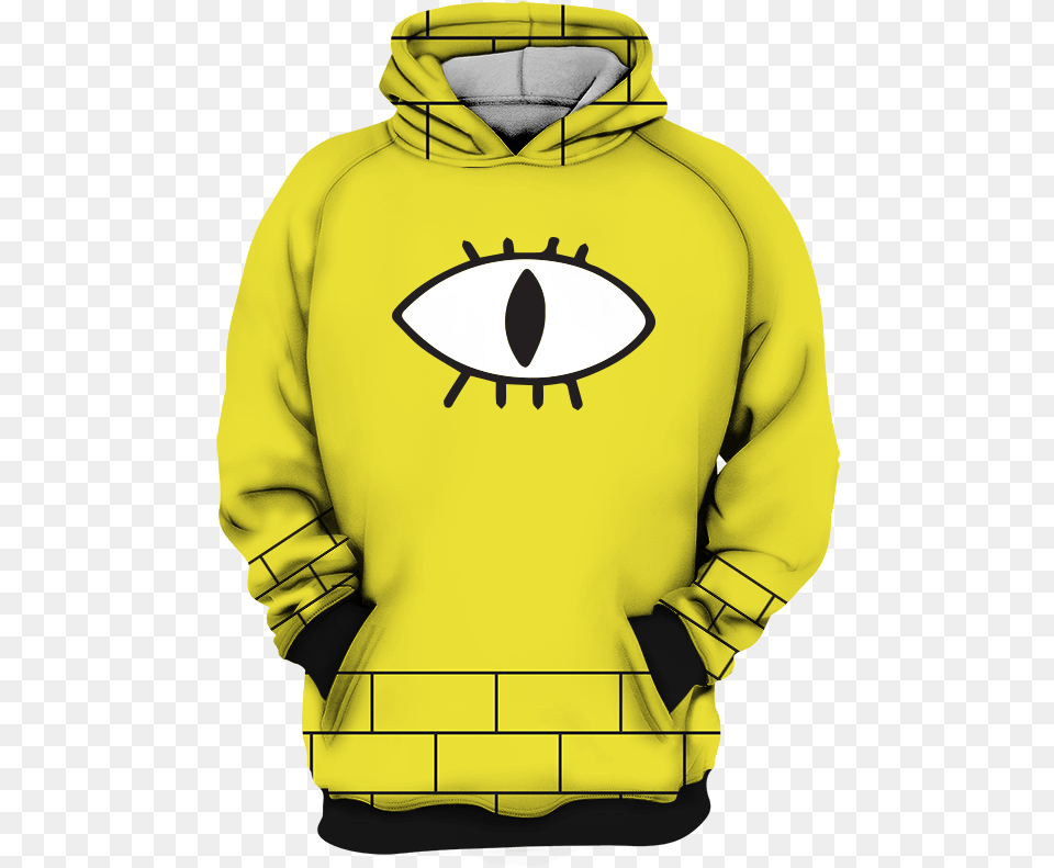 Bill Cipher Costume Adult 3d Bill Cipher Hoodie, Clothing, Knitwear, Sweater, Sweatshirt Png