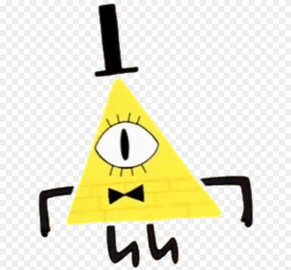 Bill Cipher Gravity Falls Characters, Triangle Png Image