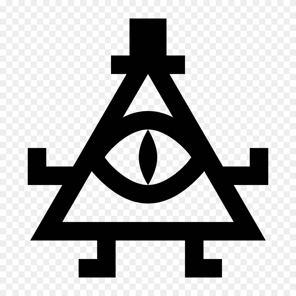 Bill Cipher Icon, Gray Png