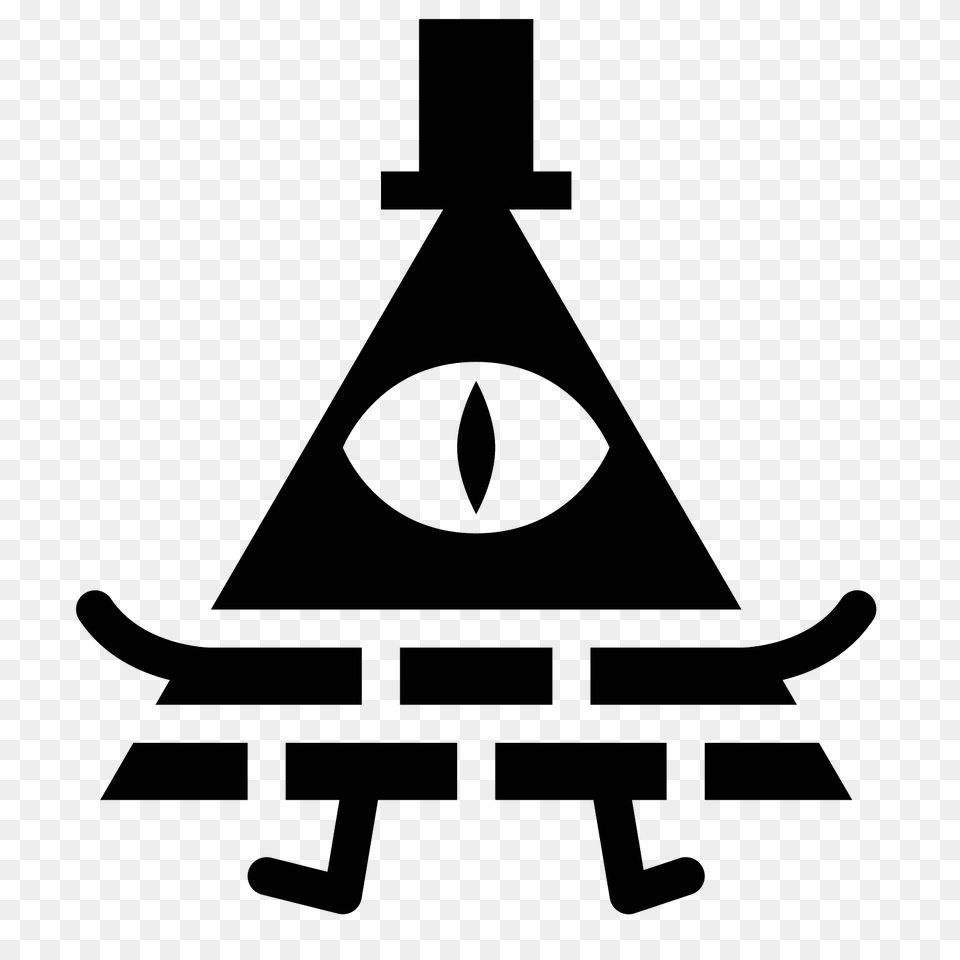 Bill Cipher Icono, Gray Free Png Download