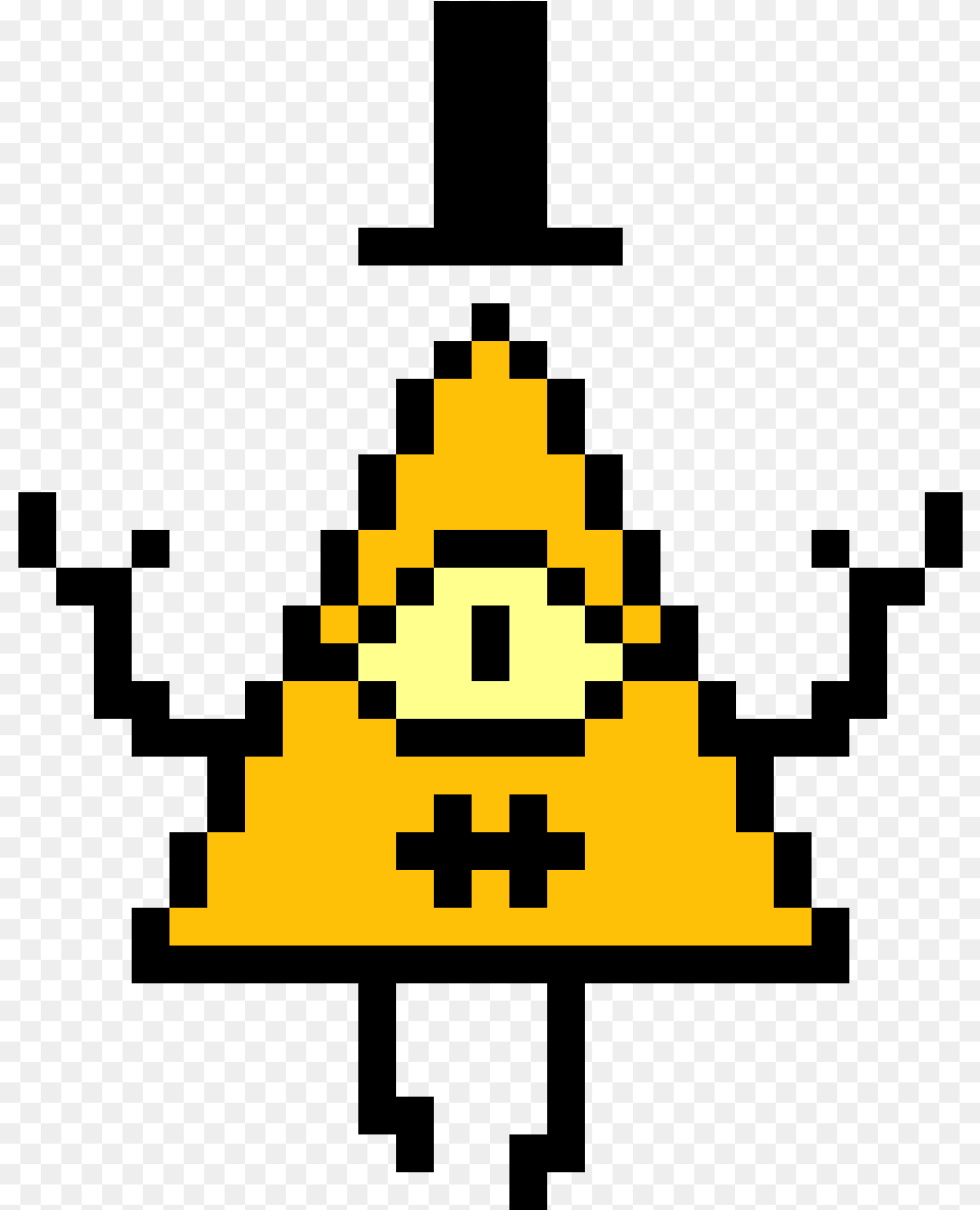 Bill Cipher Pixel Art Harry Potter, Triangle, First Aid Free Png Download