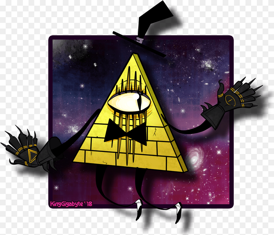 Bill Cipher U2014 Weasyl Illustration, Lighting Free Png