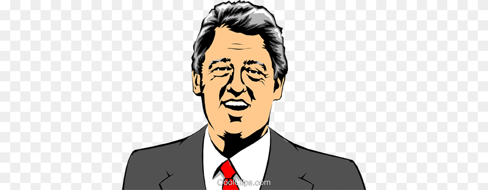 Bill Clinton, Portrait, Photography, Person, Man Free Transparent Png