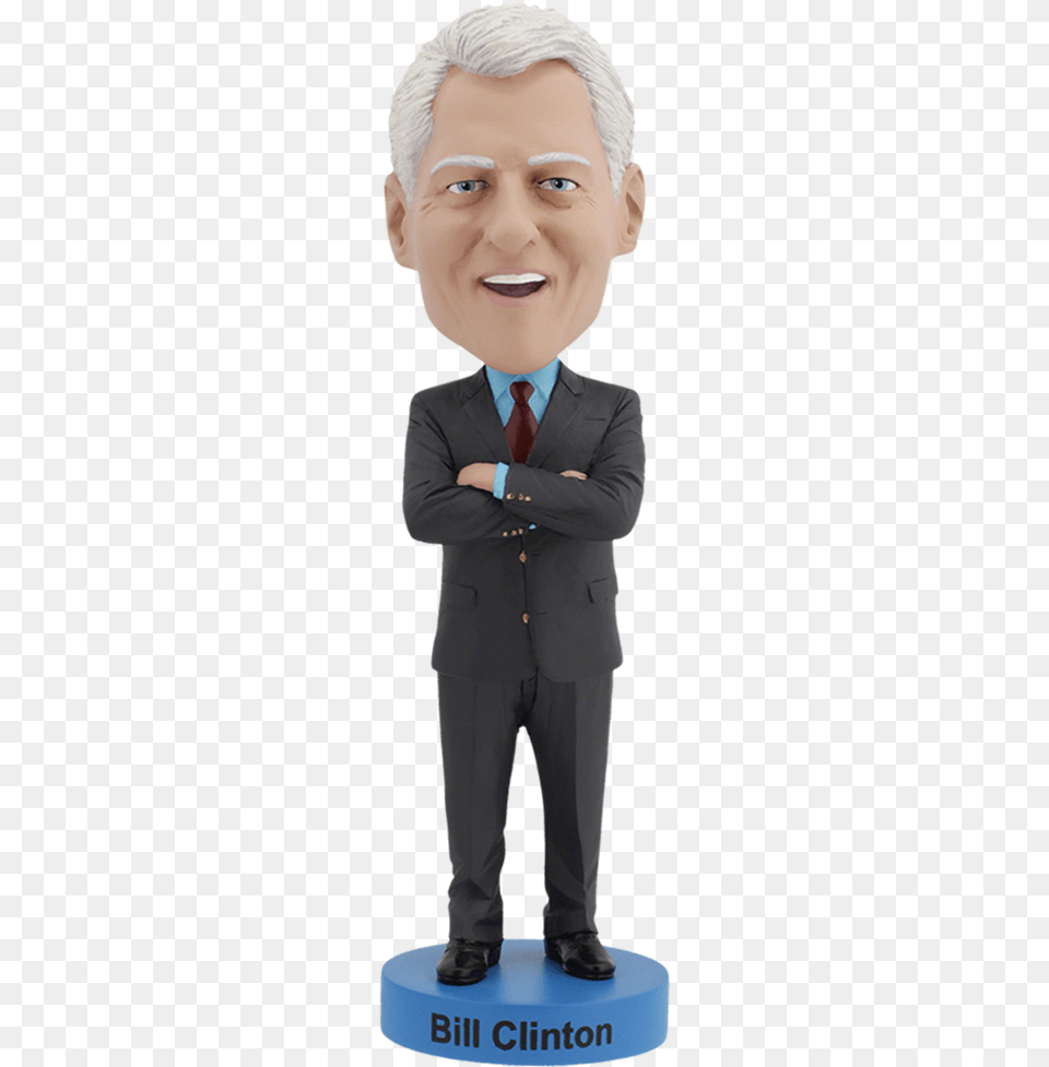 Bill Clinton Bobblehead, Accessories, Suit, Formal Wear, Tie Free Png Download