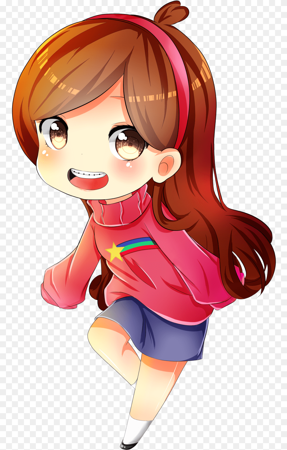 Bill Dipper Anime Chibi Mabel Gravity Falls Anime, Book, Comics, Publication, Baby Free Png Download