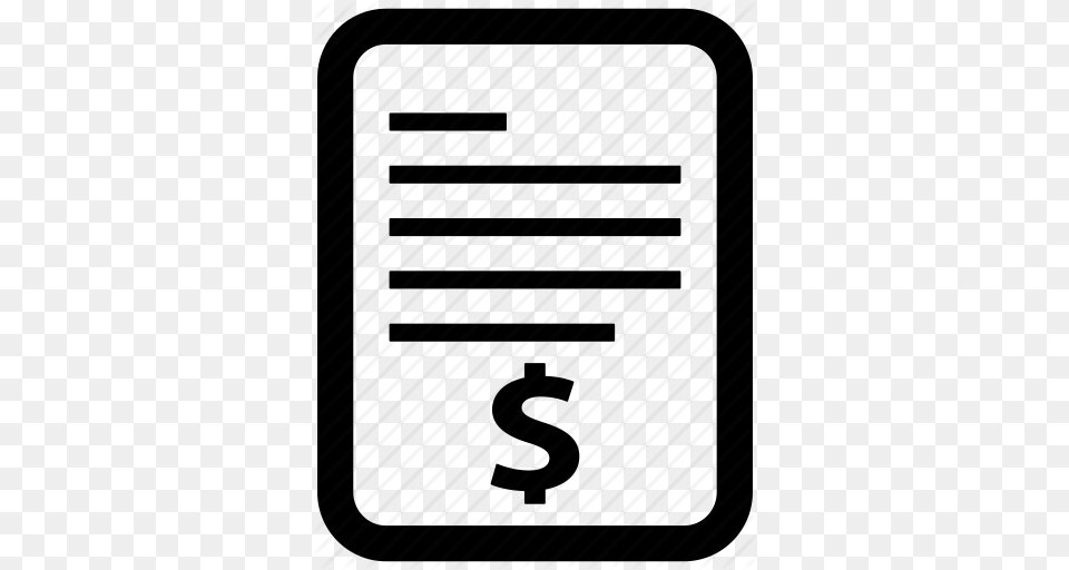 Bill Dollar Invoice Money Payment Icon, Electronics, Hardware, Computer, Text Free Png