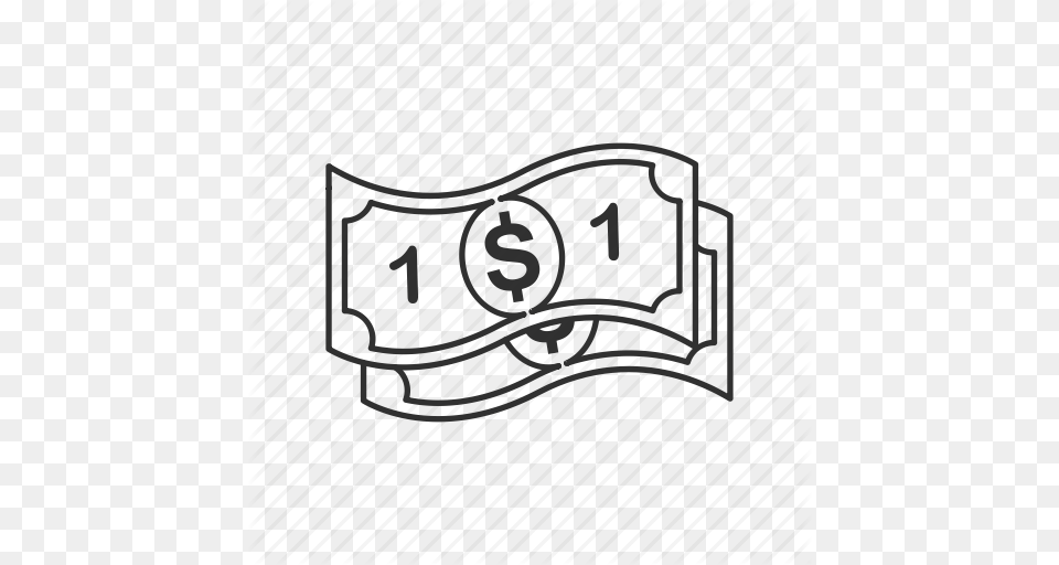 Bill Dollar Money One One Dollar Bill Icon Png Image