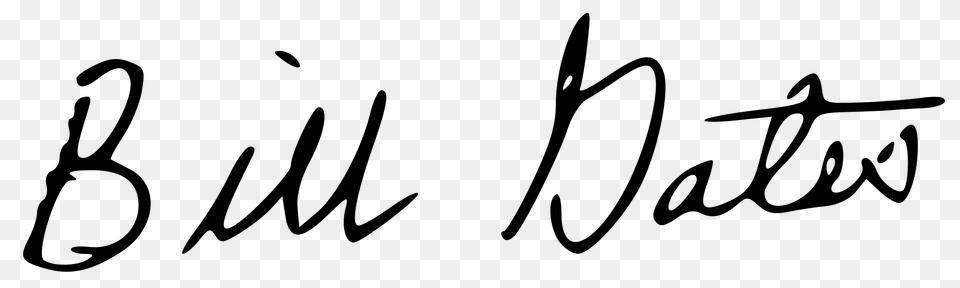 Bill Gates Signature, Gray Png Image