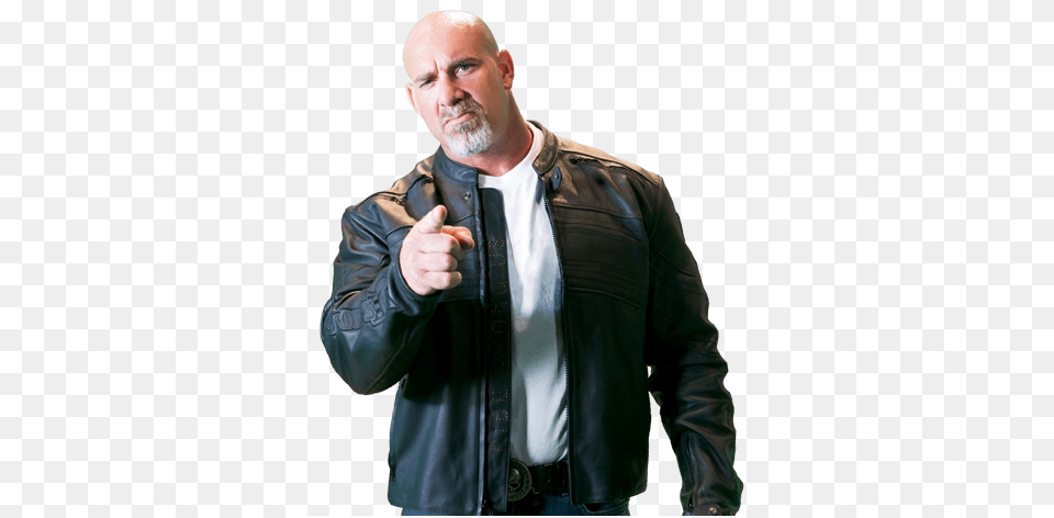 Bill Goldberg Pointing Finger Goldberg 2016 Return, Jacket, Clothing, Coat, Man Free Png Download