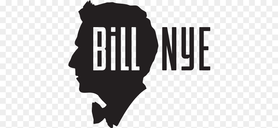 Bill Nye, Person, Silhouette, Logo, Stencil Free Png