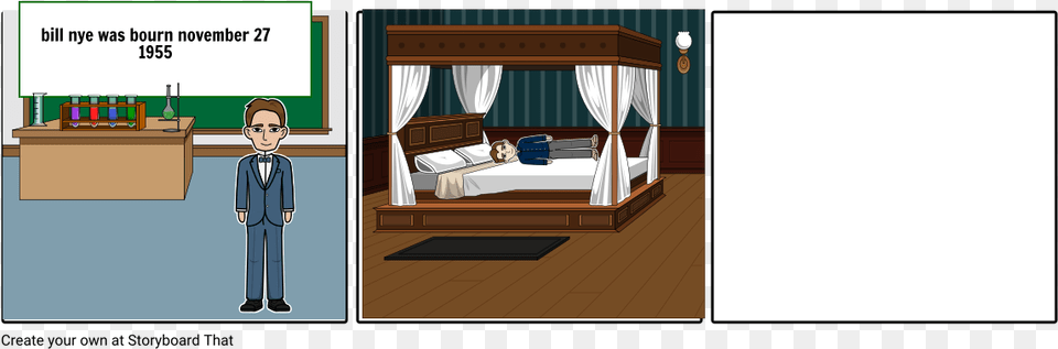 Bill Nye, Furniture, Person, Bed, Bedroom Png