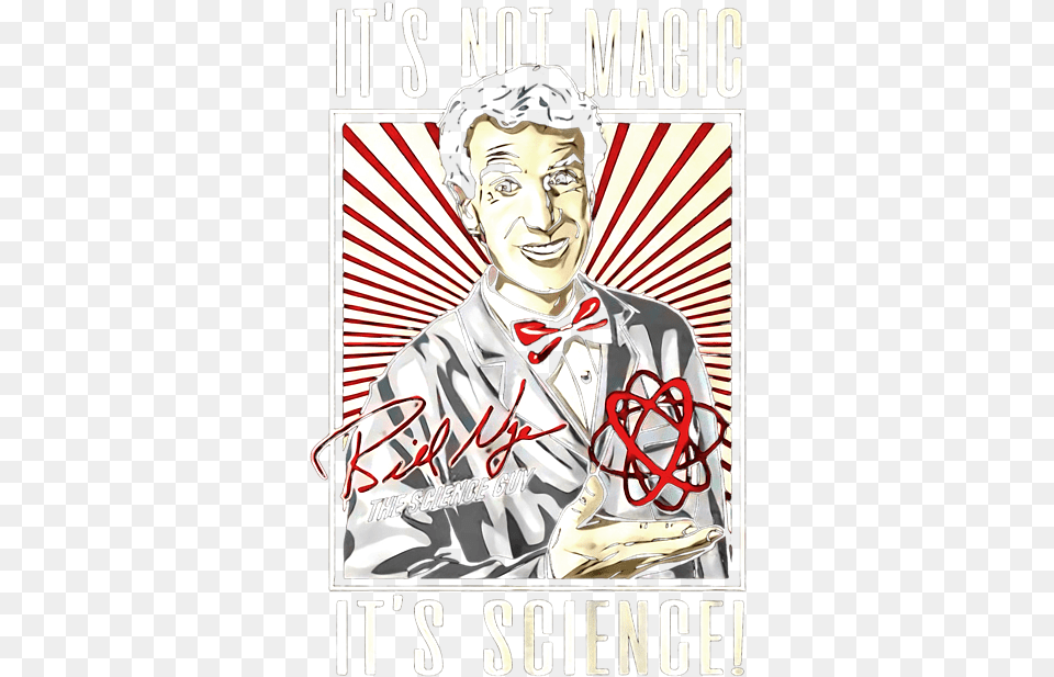 Bill Nye Baby Onesie Poster, Person, Adult, Advertisement, Book Free Png Download