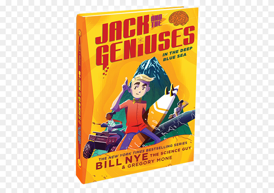 Bill Nye Jack And The Geniuses, Advertisement, Book, Publication, Poster Free Png Download