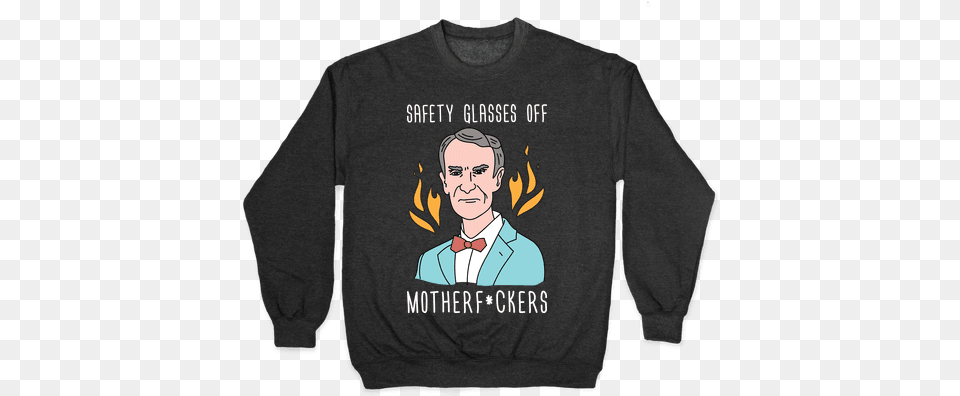 Bill Nye Pullovers Lookhuman St Day Dungeons And Dragons, Sweater, Sleeve, Sweatshirt, Long Sleeve Free Png Download