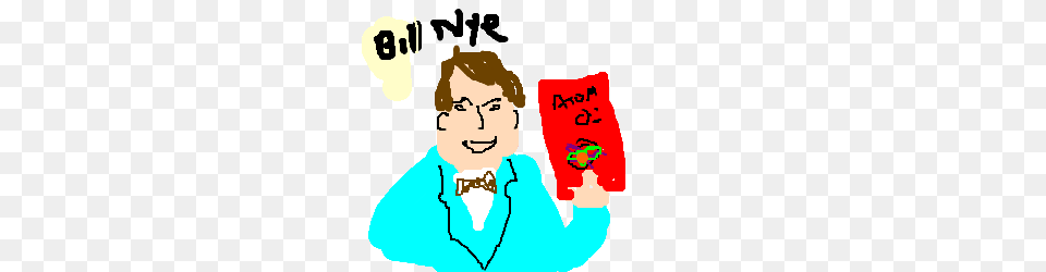 Bill Nye The Science Guy Shills A Product Drawing, Baby, Person, Face, Head Png Image