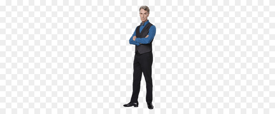 Bill Nye The Science Guy Transparent Images, Standing, Person, Clothing, Suit Png Image