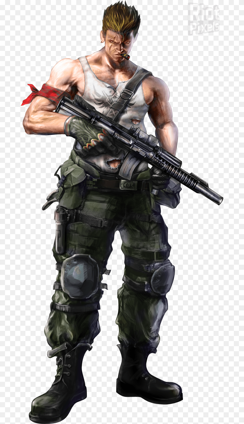 Bill Rizer Contra Evolution, Weapon, Gun, Person, Man Free Png