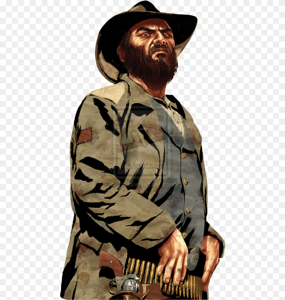 Bill Williamson By Kenin140 Bill Williamson Red Dead Redemption, Adult, Person, Man, Male Free Png Download