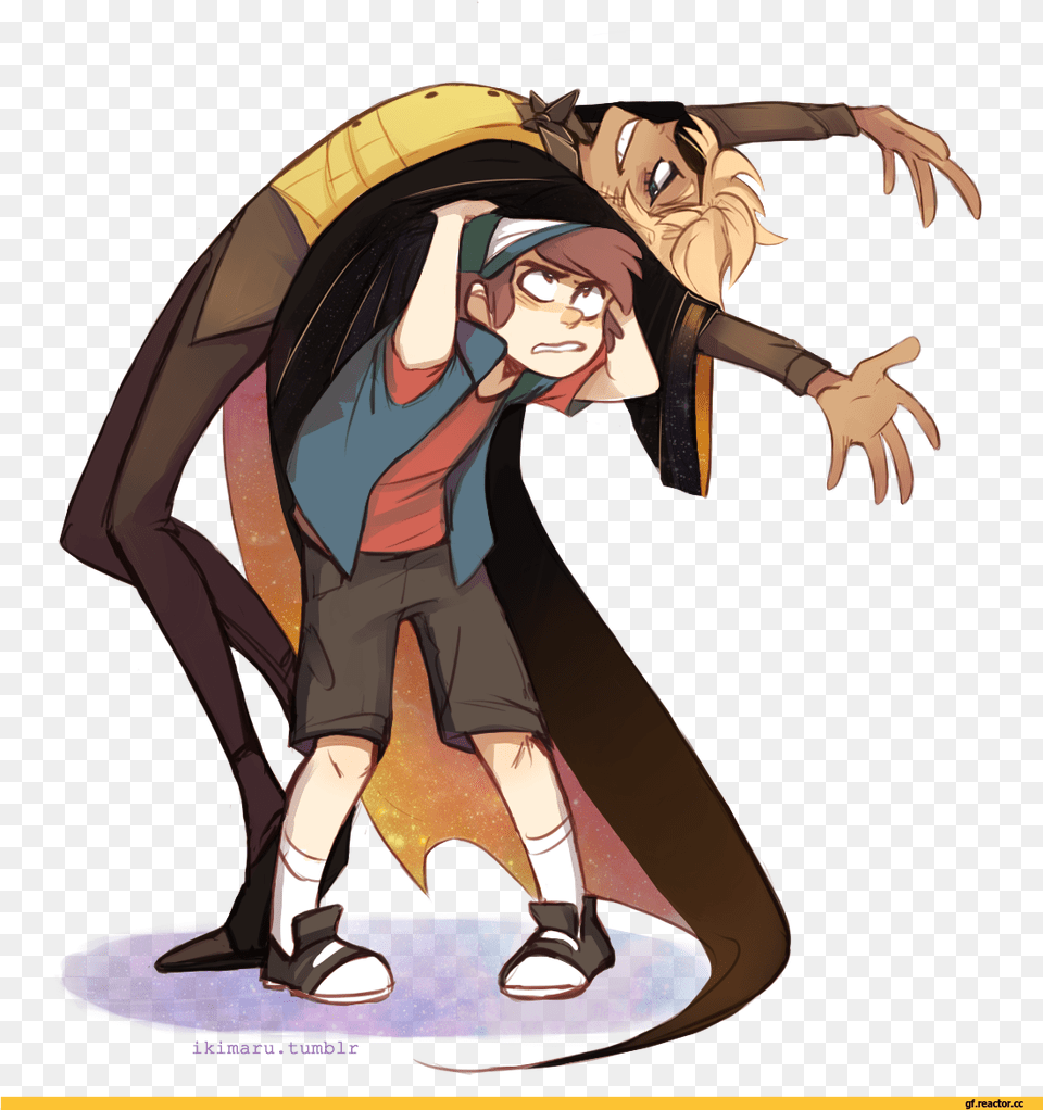 Bill X Dipper Fan Art, Book, Comics, Publication, Person Free Png Download