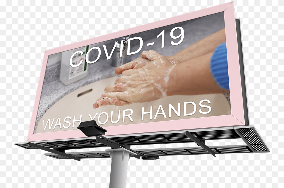 Billboard Design For Graphic Designer, Advertisement, Person, Hand, Body Part Free Png Download