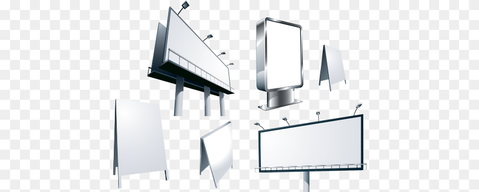 Billboard Templates Vector And Transparent Outdoor Vector, Advertisement, Lighting, Electronics, Screen Png