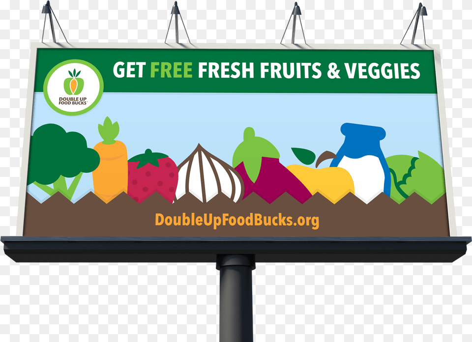 Billboard Vegetables And Fruits, Advertisement Free Transparent Png